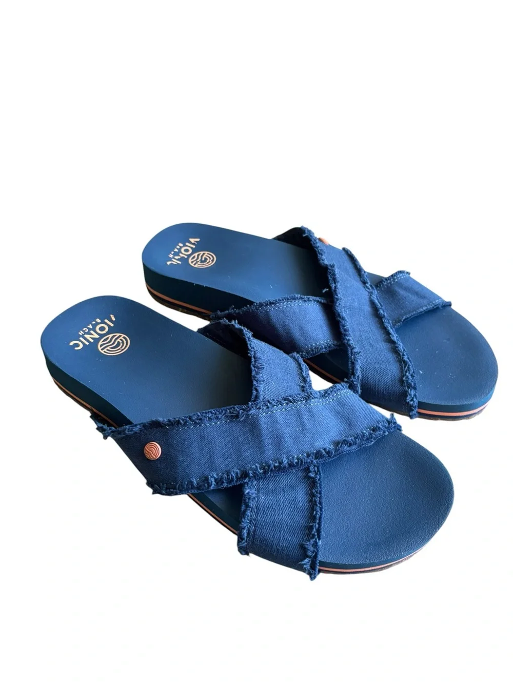 VIONIC Panama Beach Slide - Navy size 8